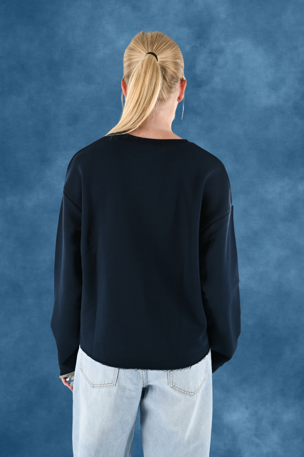 College top - navy