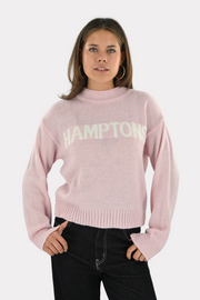 Hamptons knit - baby pink