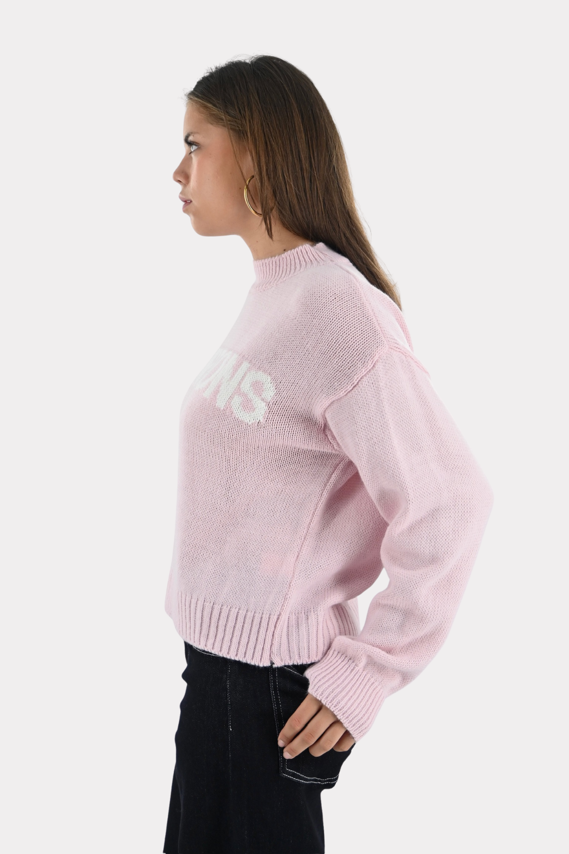 Hamptons knit - baby pink