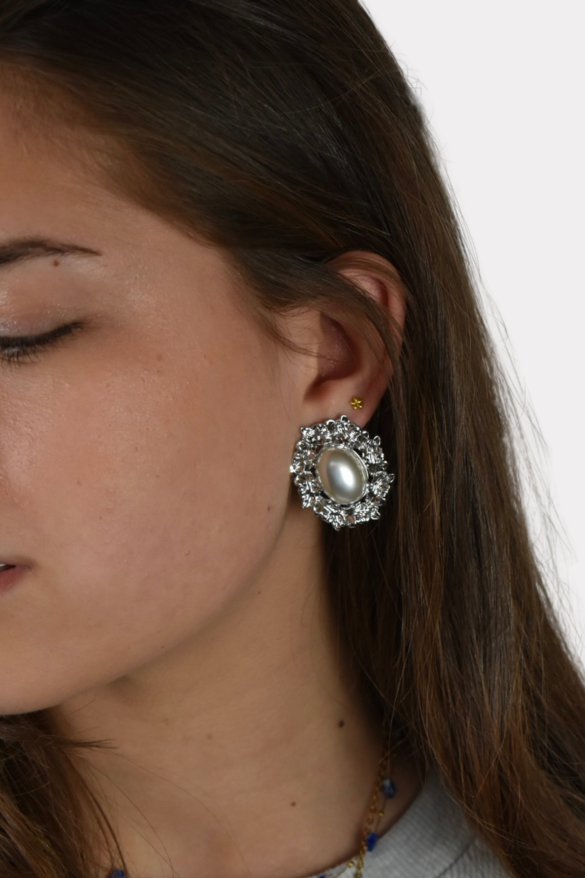 Vintage earrings - silver