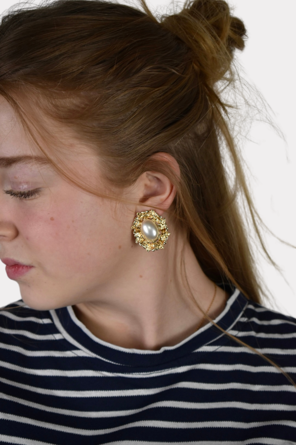 Vintage earrings - goud