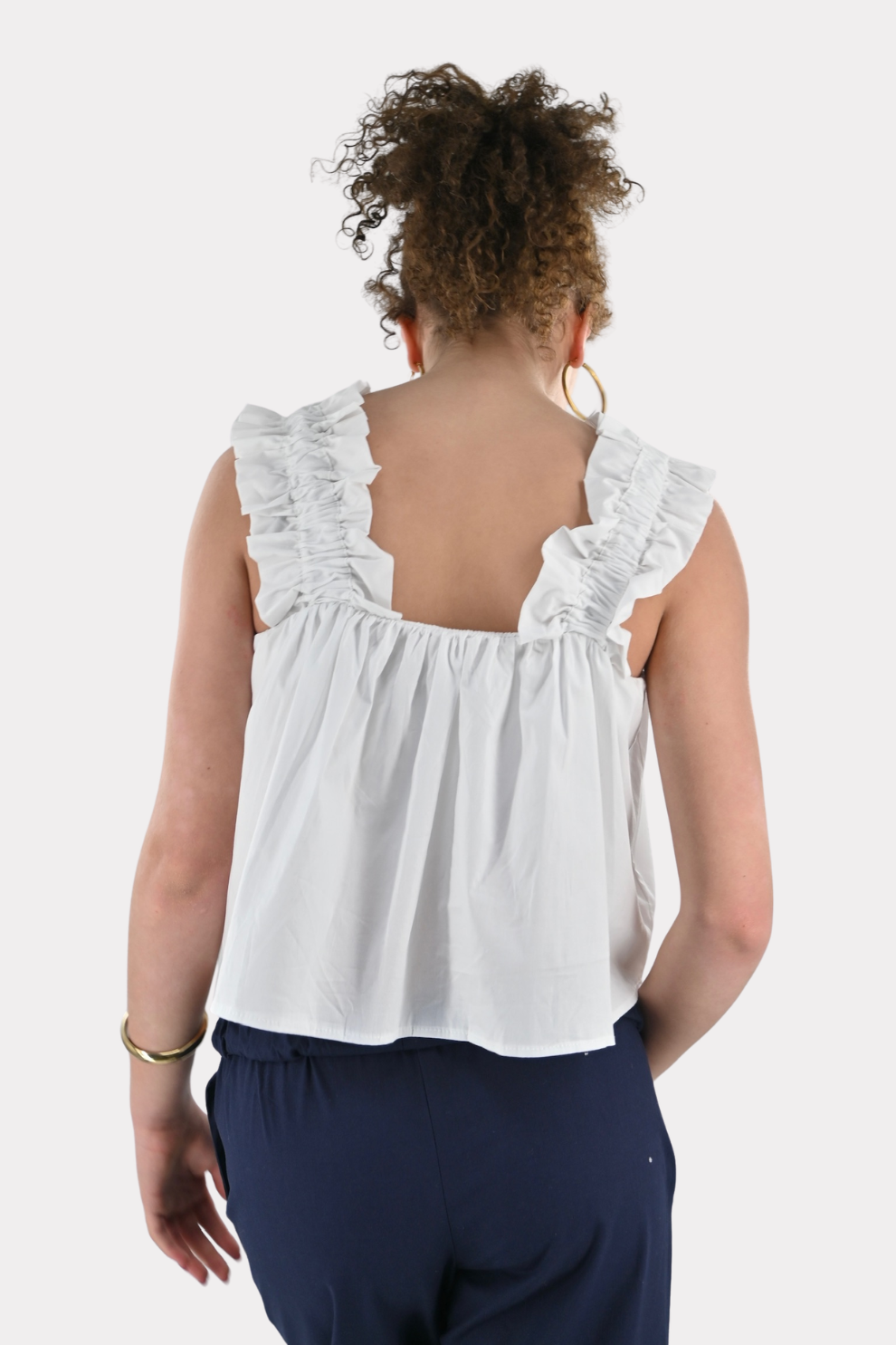 Bubble top - white