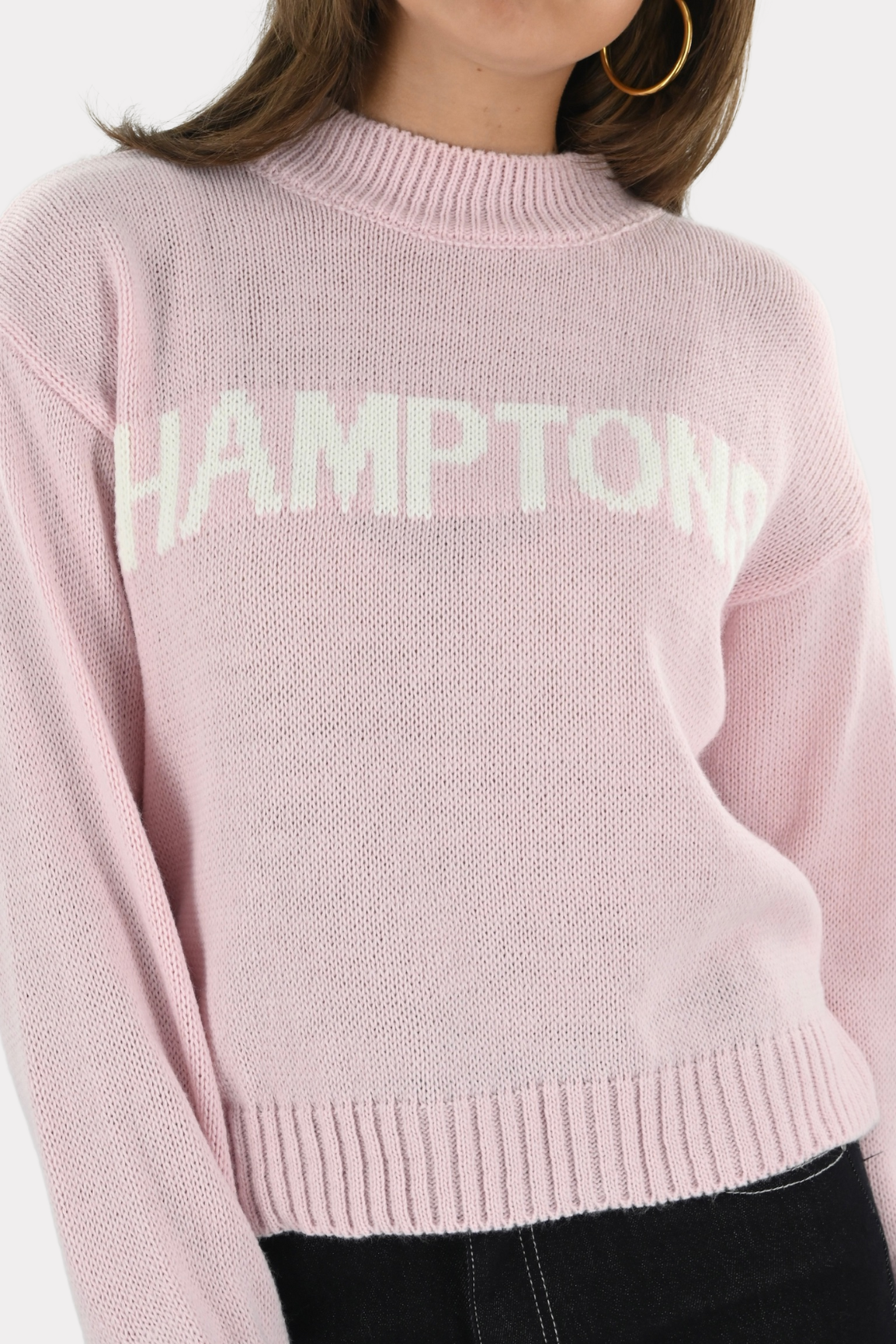 Hamptons knit - baby pink