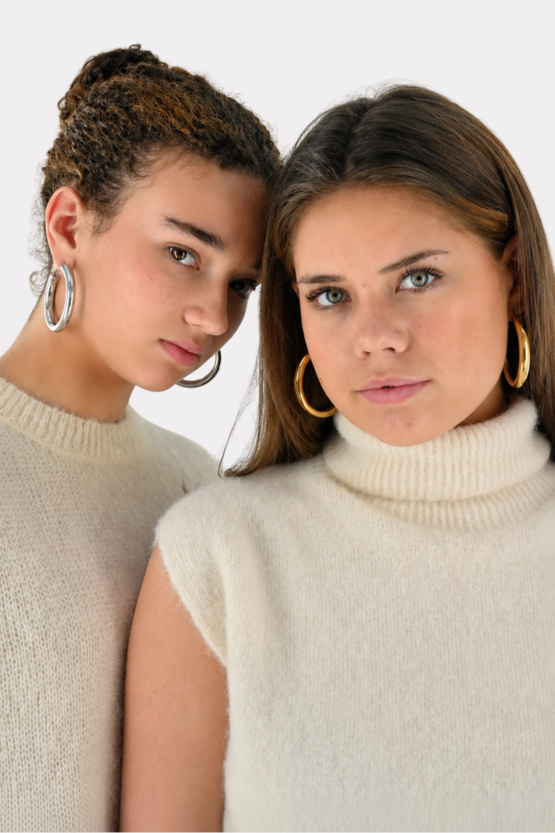 Basic Large Hoops - Silver