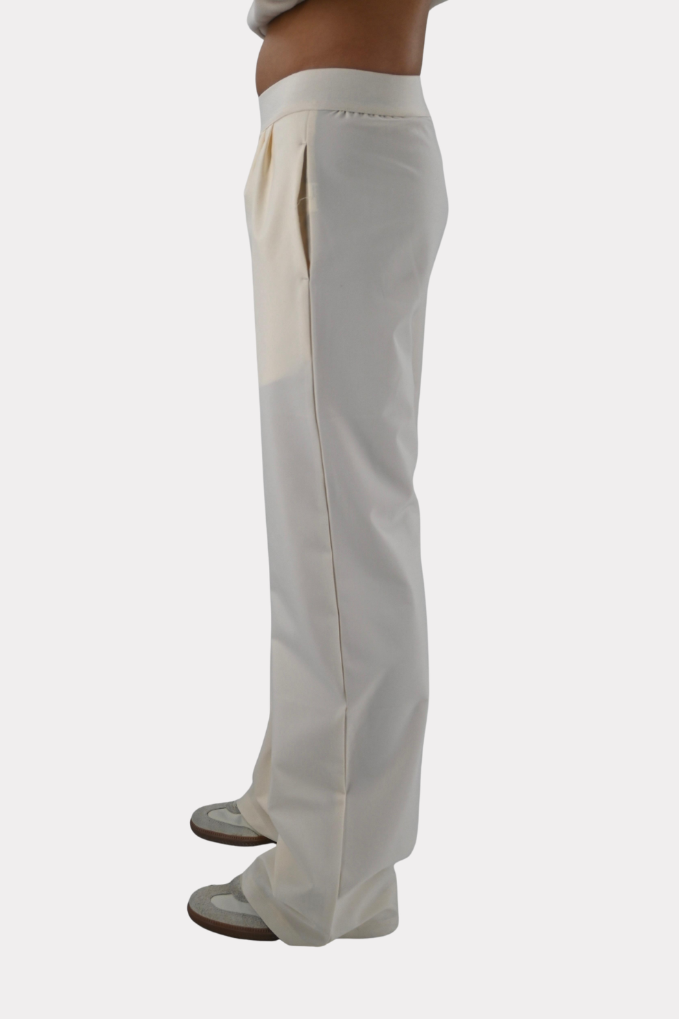 Tiger track pants - creme