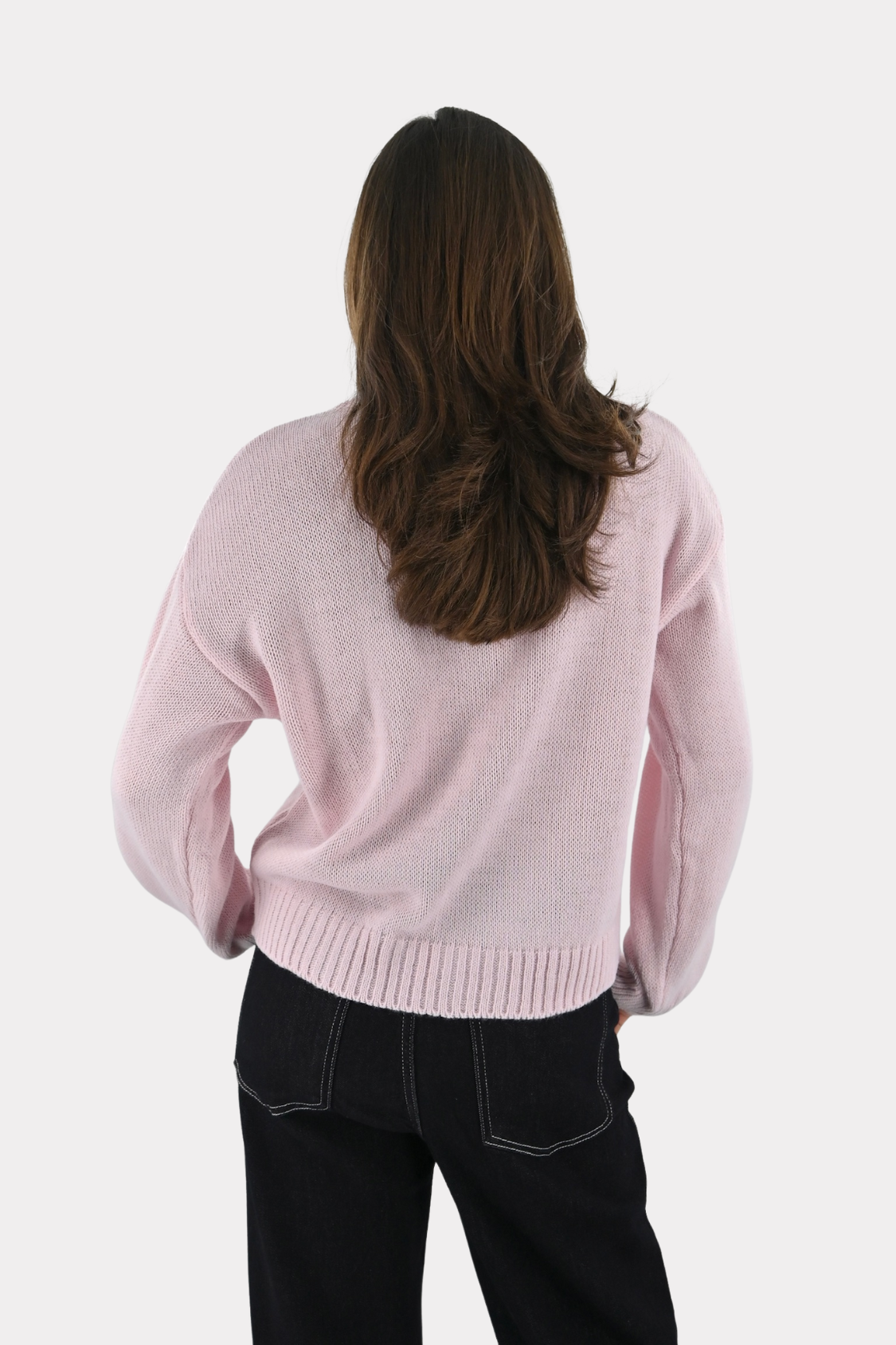 Hamptons knit - baby pink