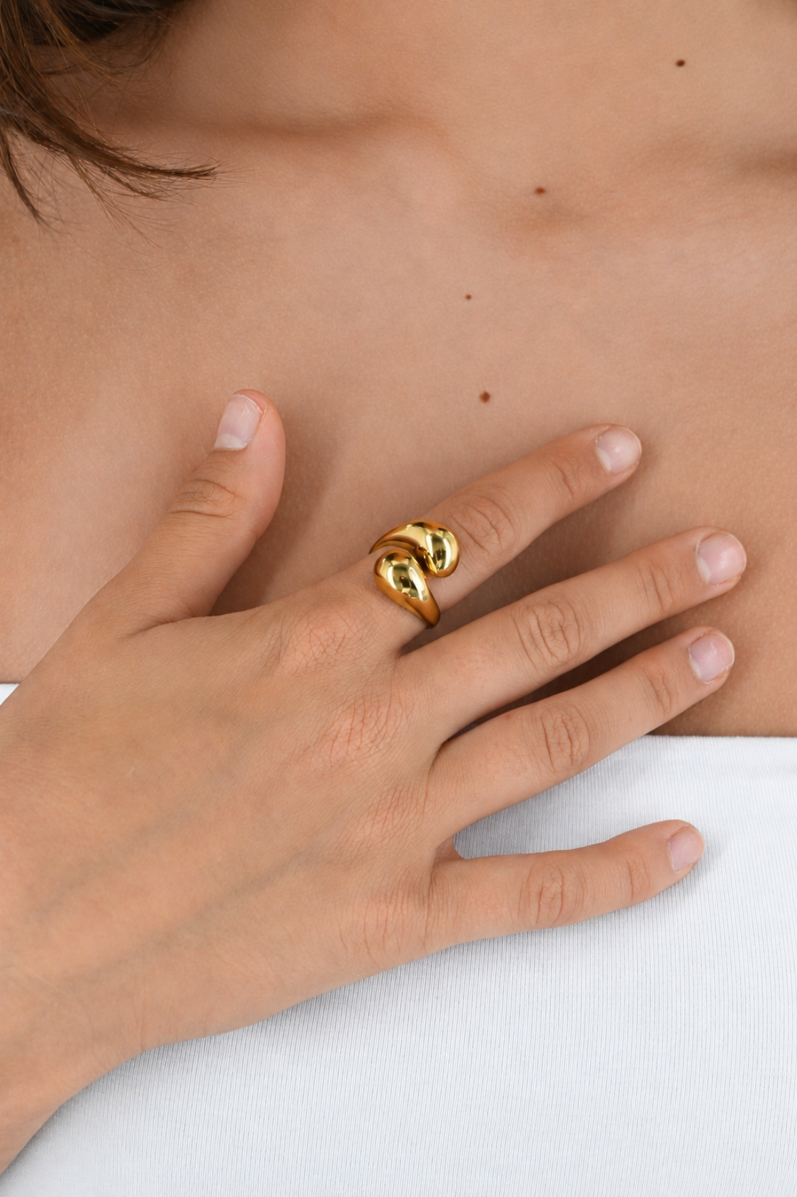 Bold ring - gold