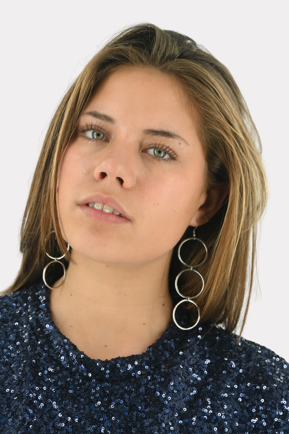 Triple-glow-earrings-silver-fashiontiger