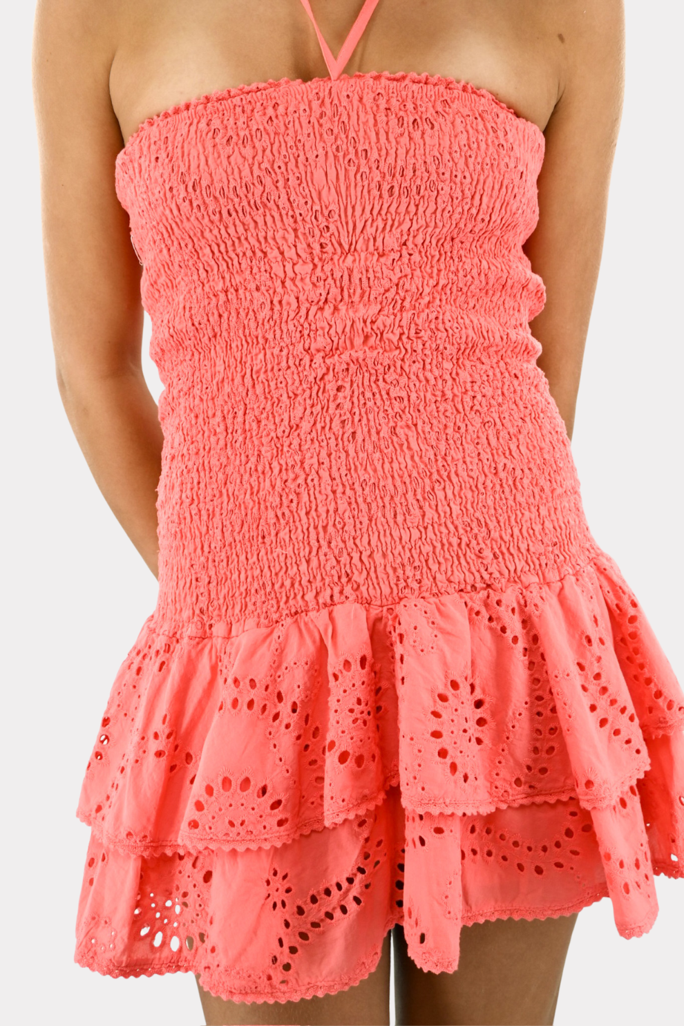 Summer crush dress - koraal
