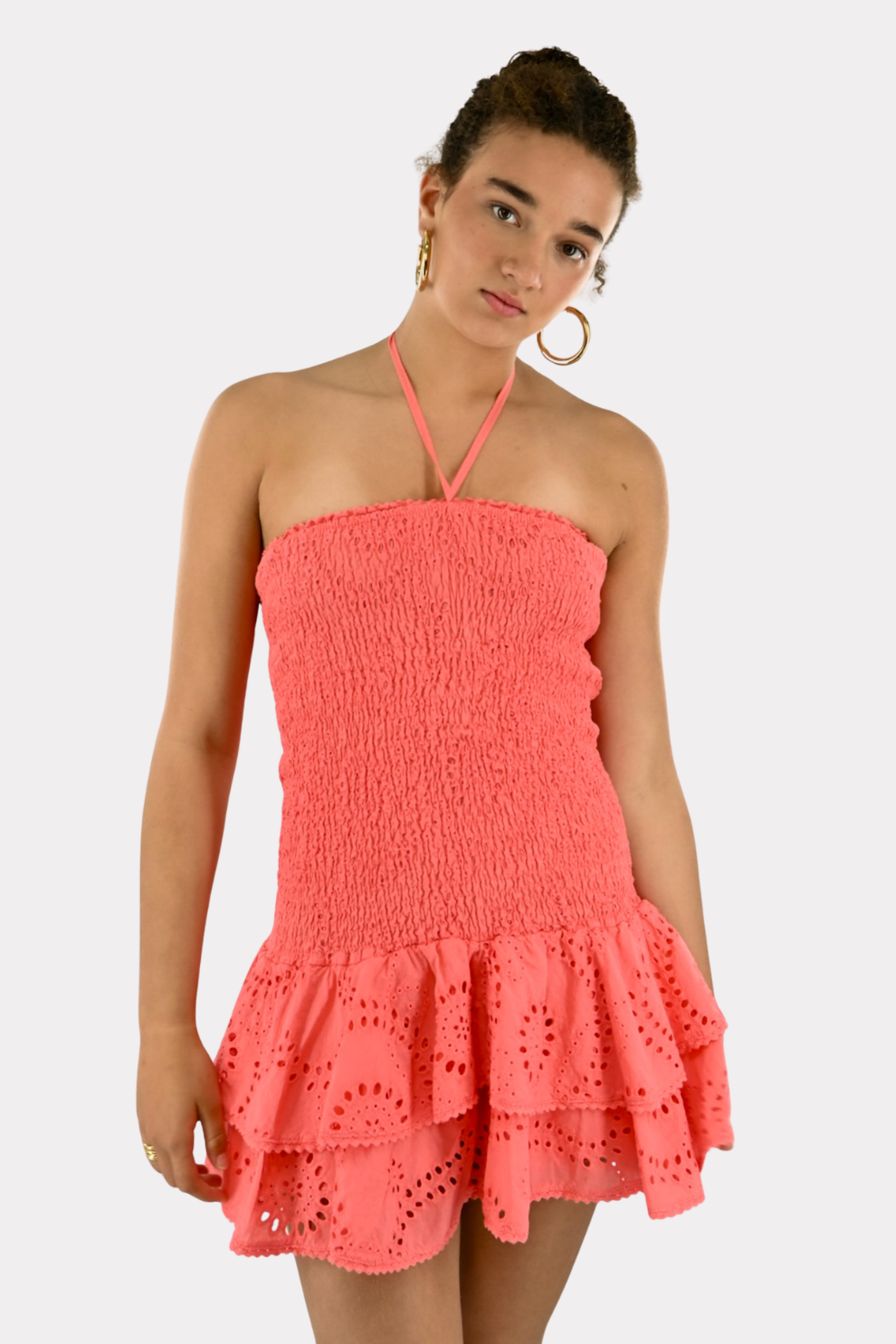 Summer crush dress - koraal