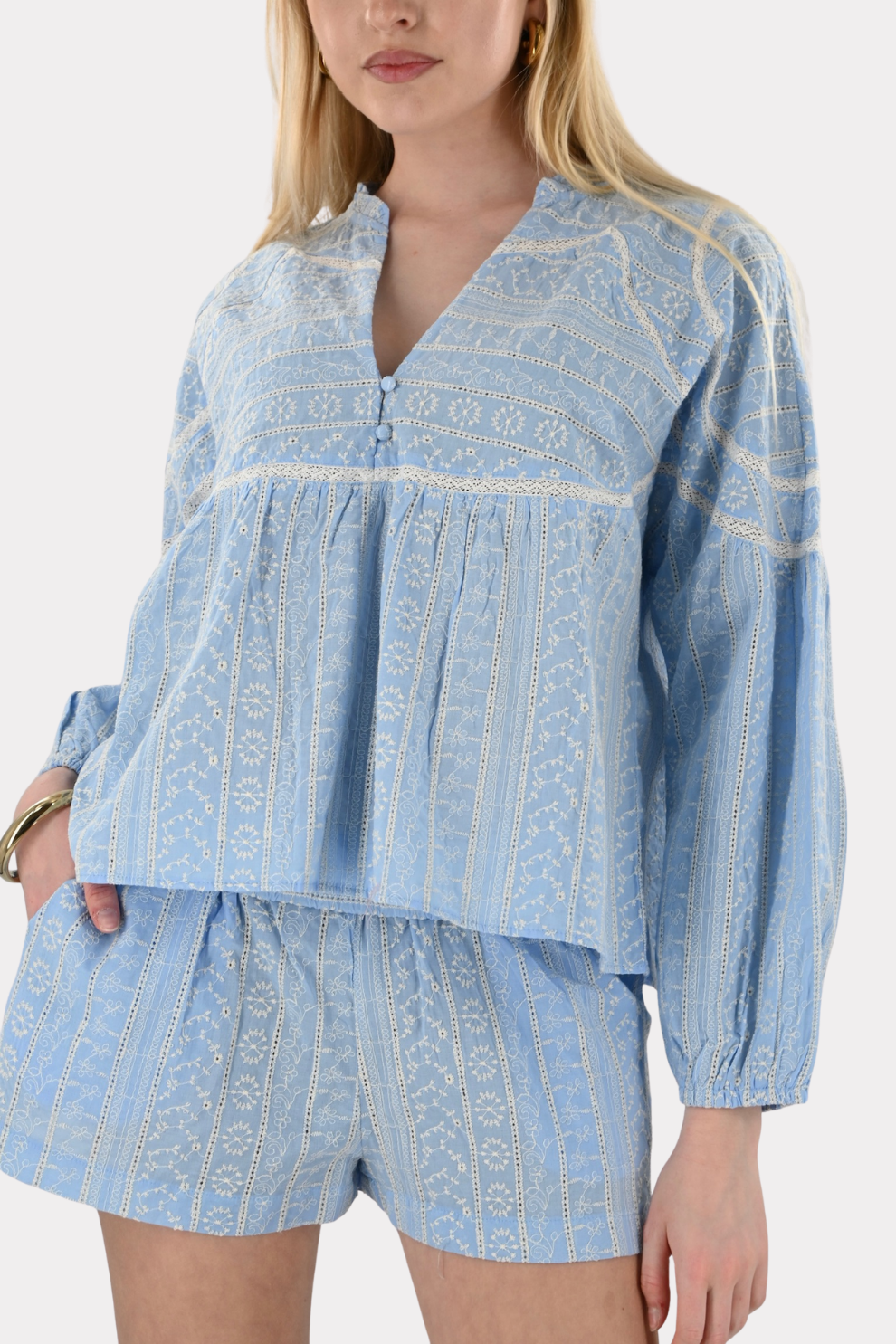 Dune blouse - light blue