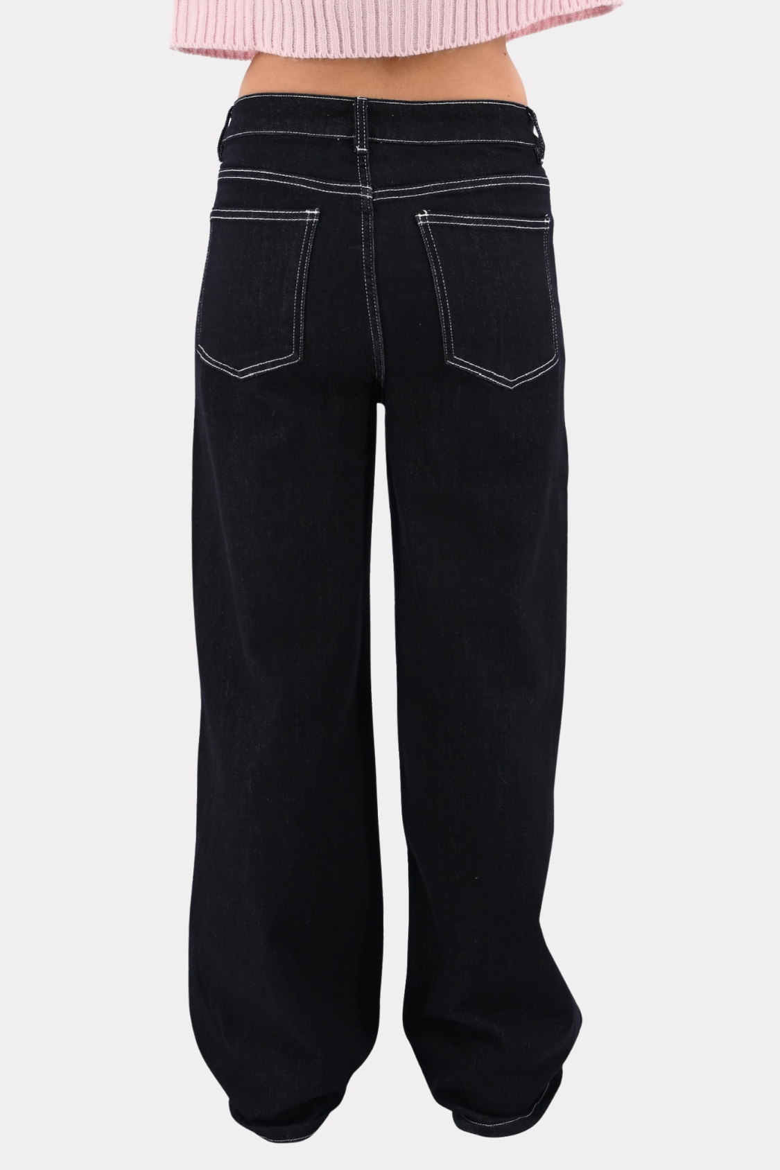 Autumn dark denim jeans - blue