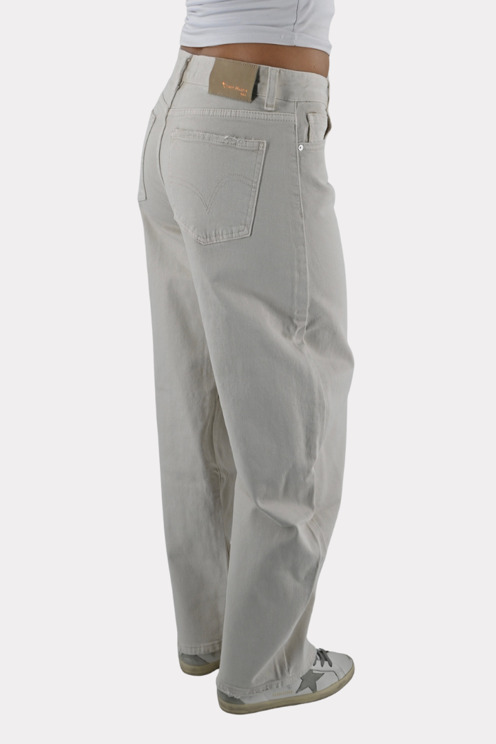 Barrel cloud jeans - creme