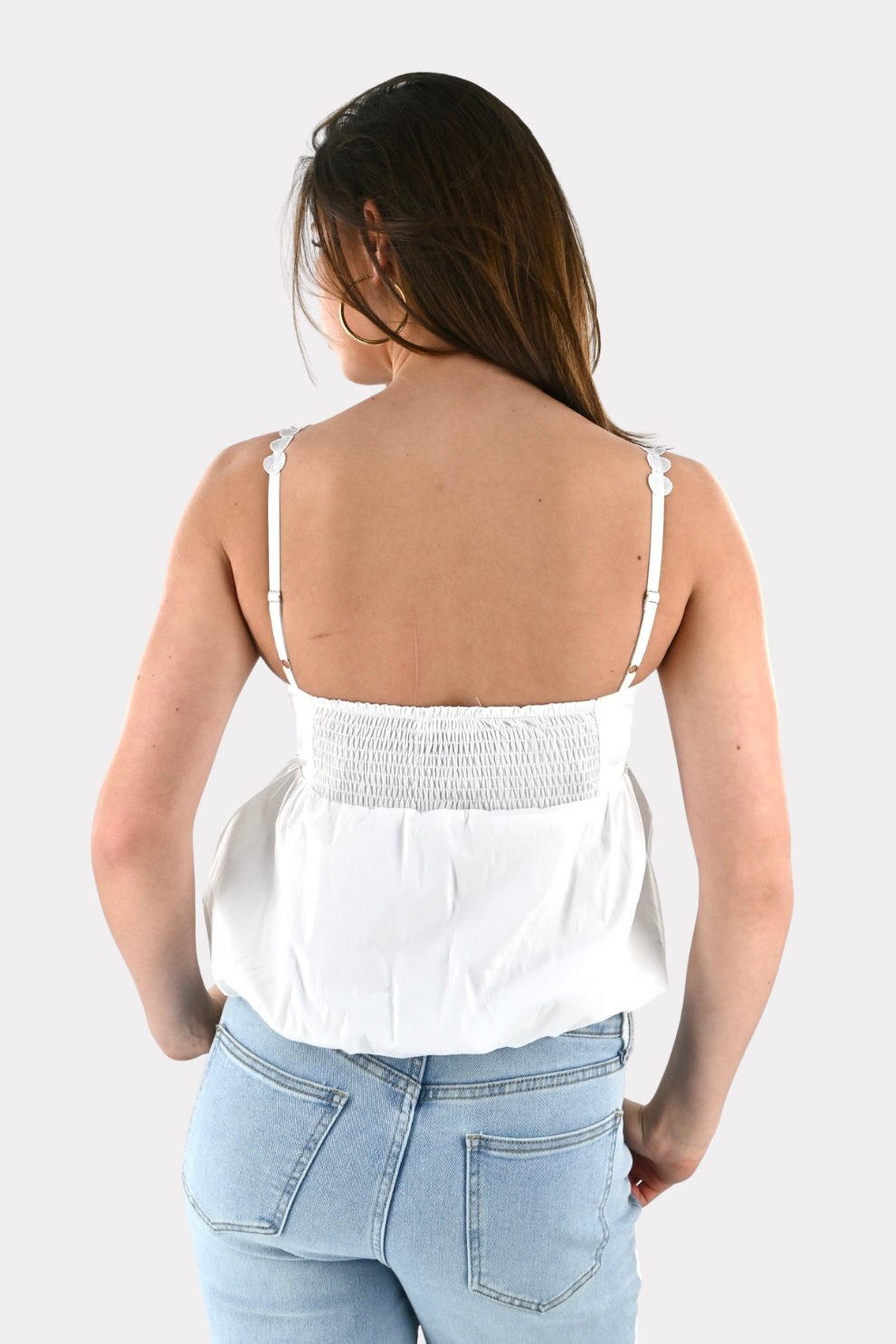 Ocean top - white