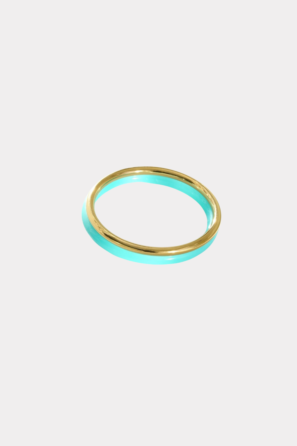 Pop of color bracelet - gold/blue