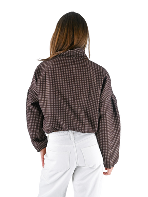 Vérification de veste d’automne - marron