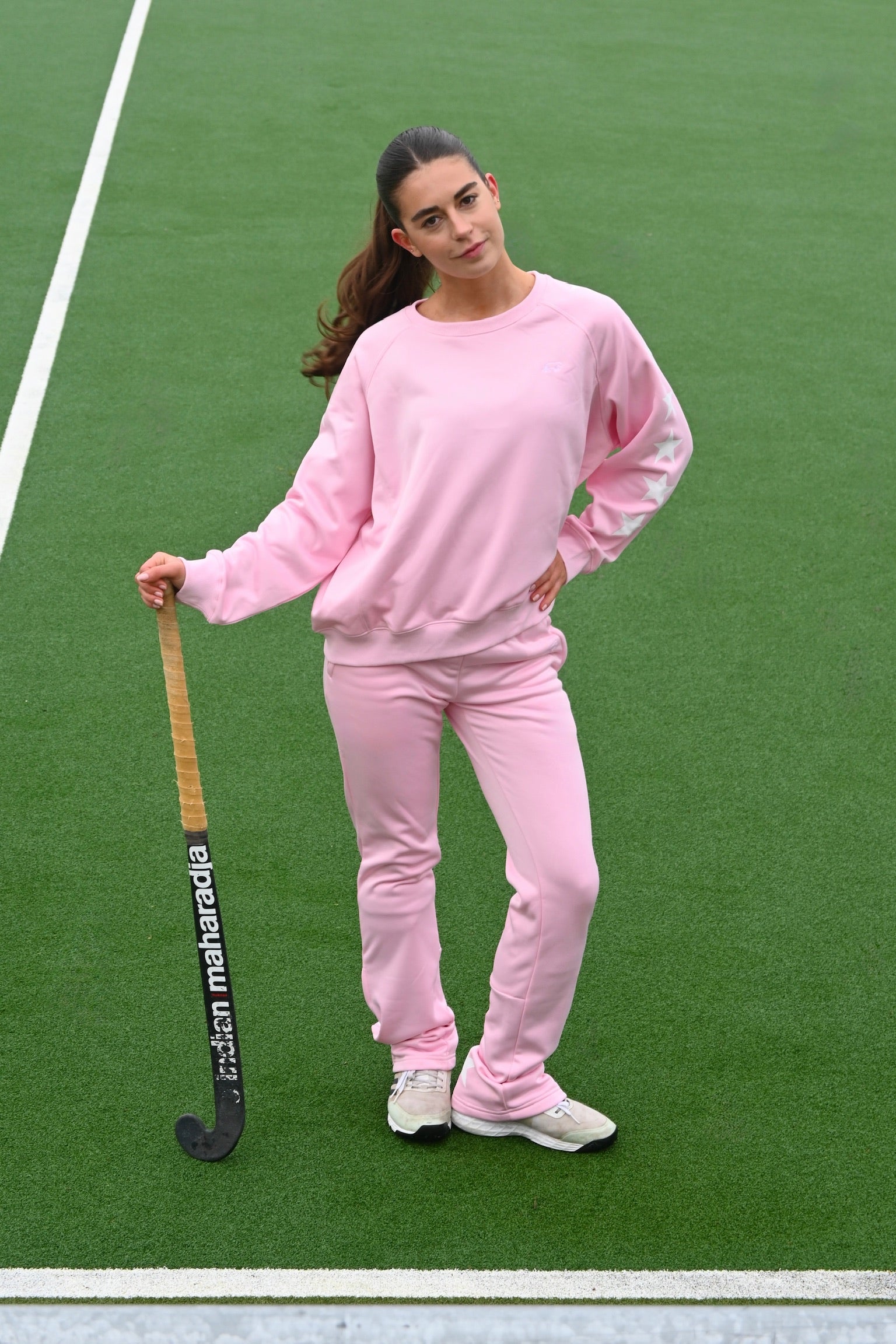 Training Tiger sweater - baby pink