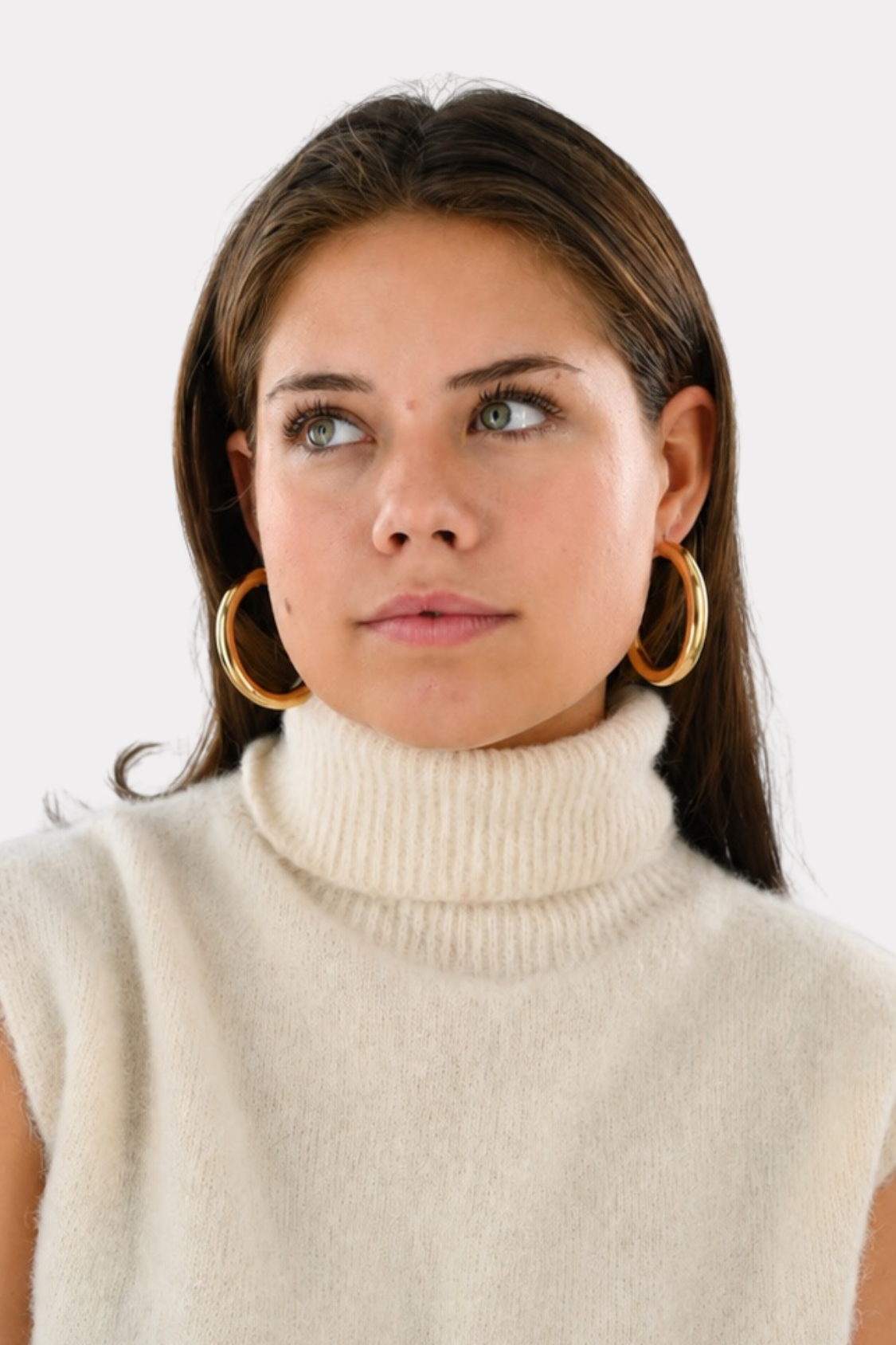 Basic Creolen mittel - gold