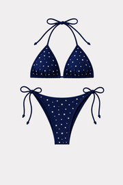 Studded bikini - navy