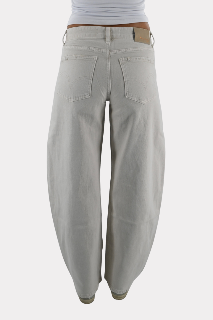 Barrel cloud jeans - creme