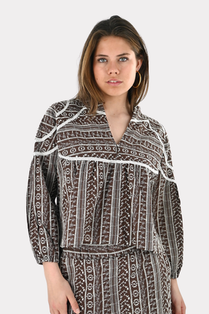 Dune blouse - brown