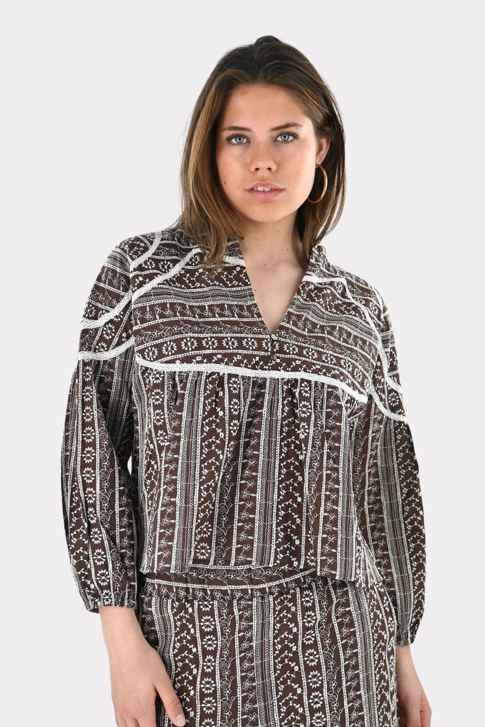 Dune blouse - brown