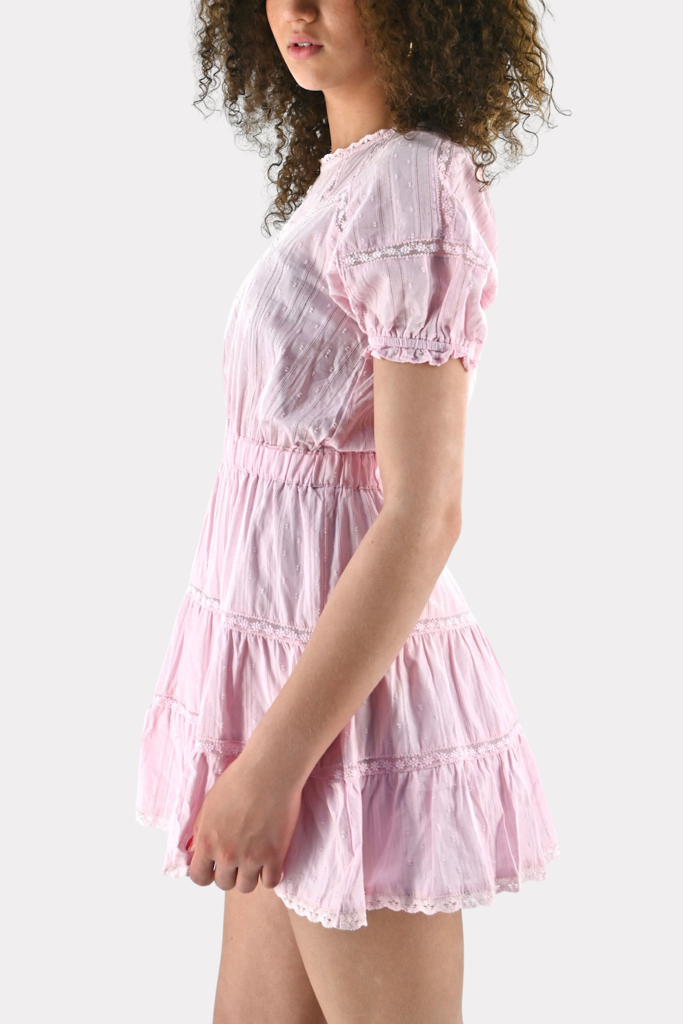 Robe coucher de soleil - rose clair