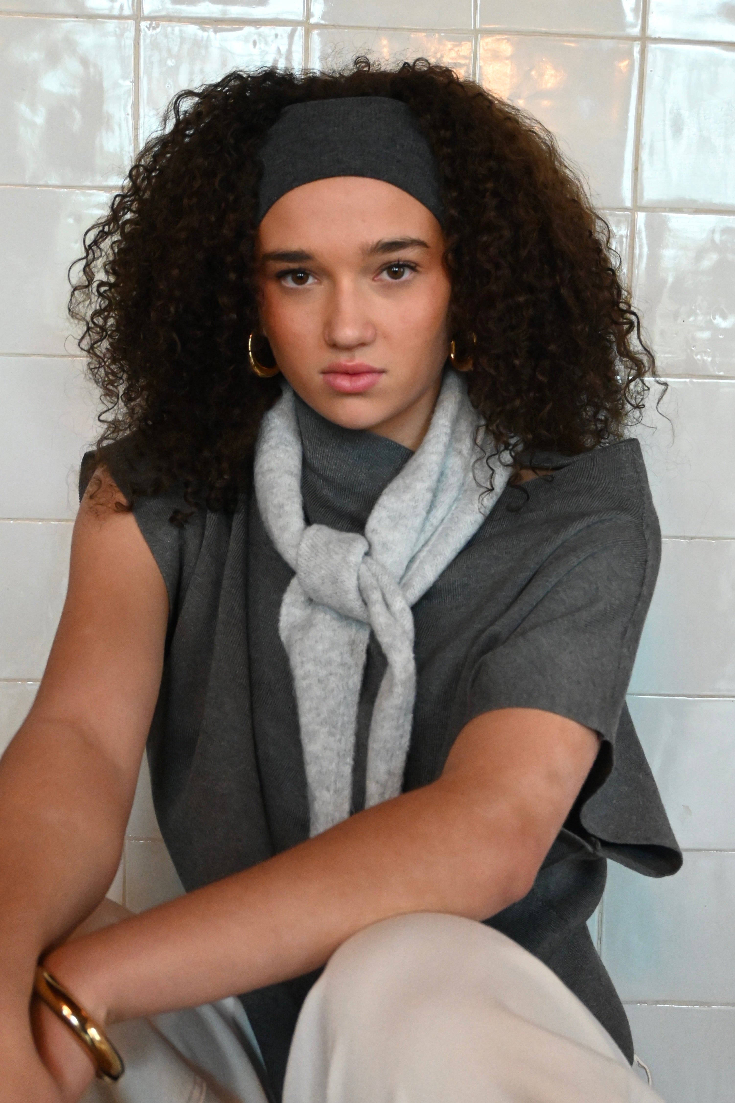 Hug me scarf - grijs