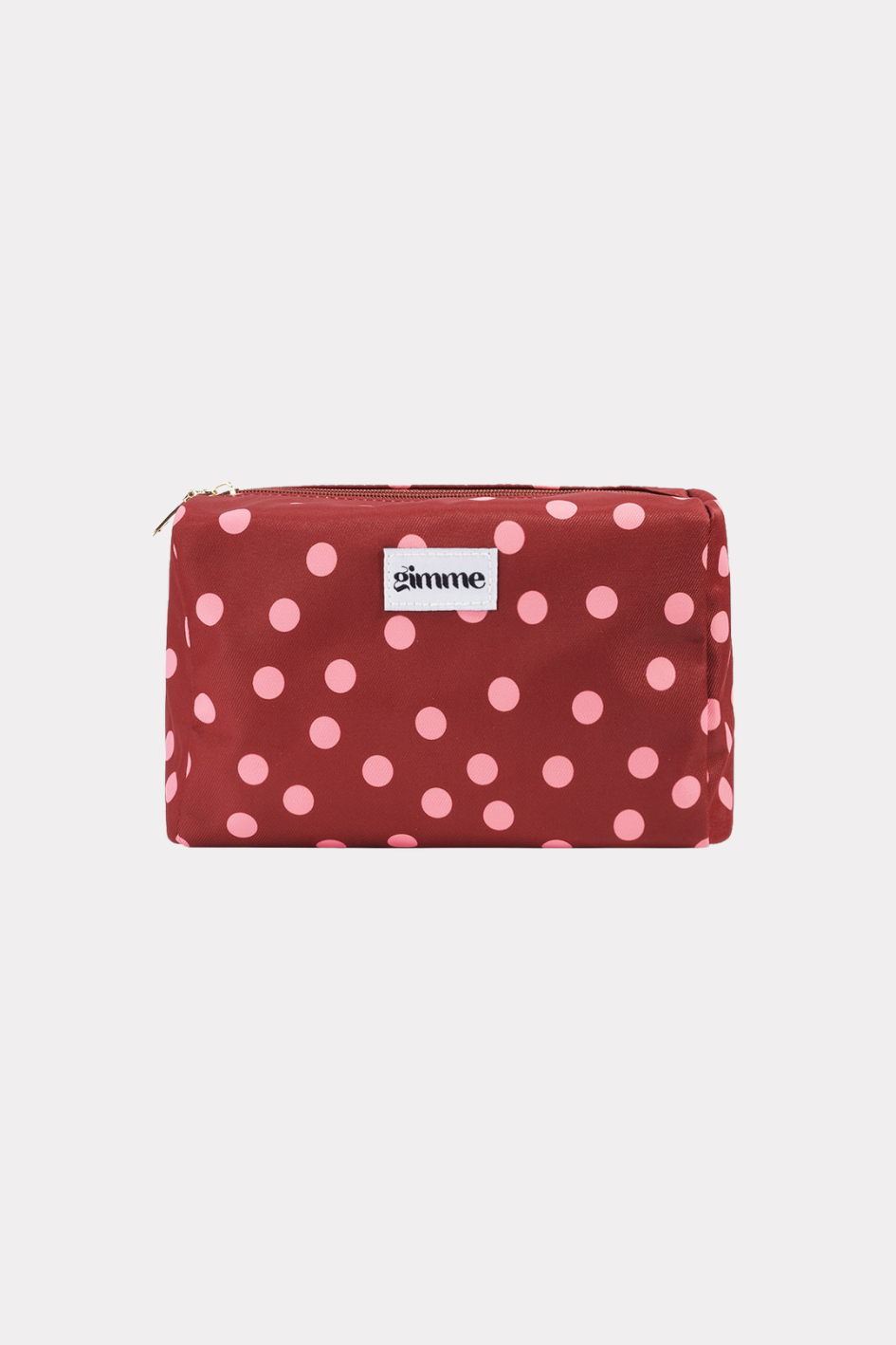 Dotty dream beauty bag - red