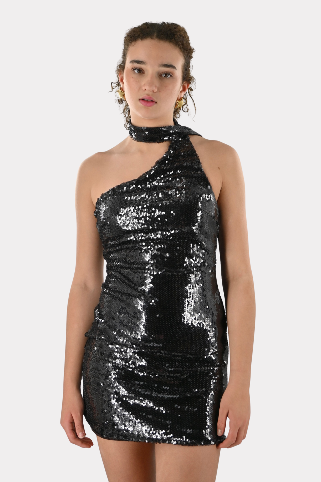 Light-up-the-night-dress-brown-fashiontiger