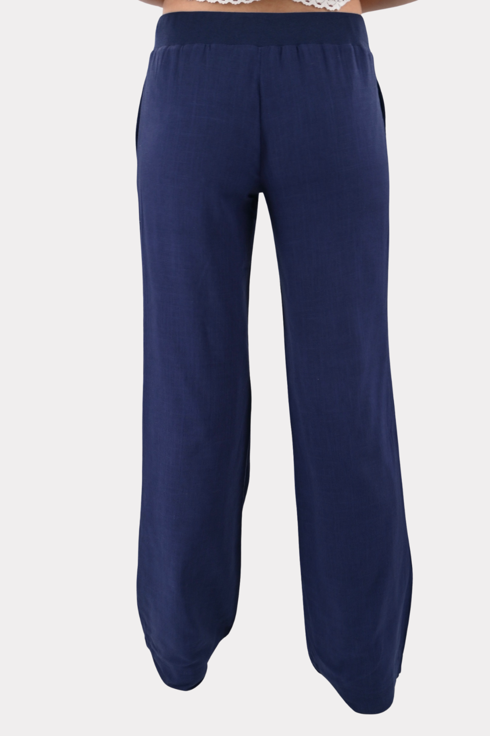 Linen coast pants - navy