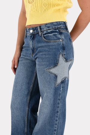 Jeans „Stern der Nacht“ – blau
