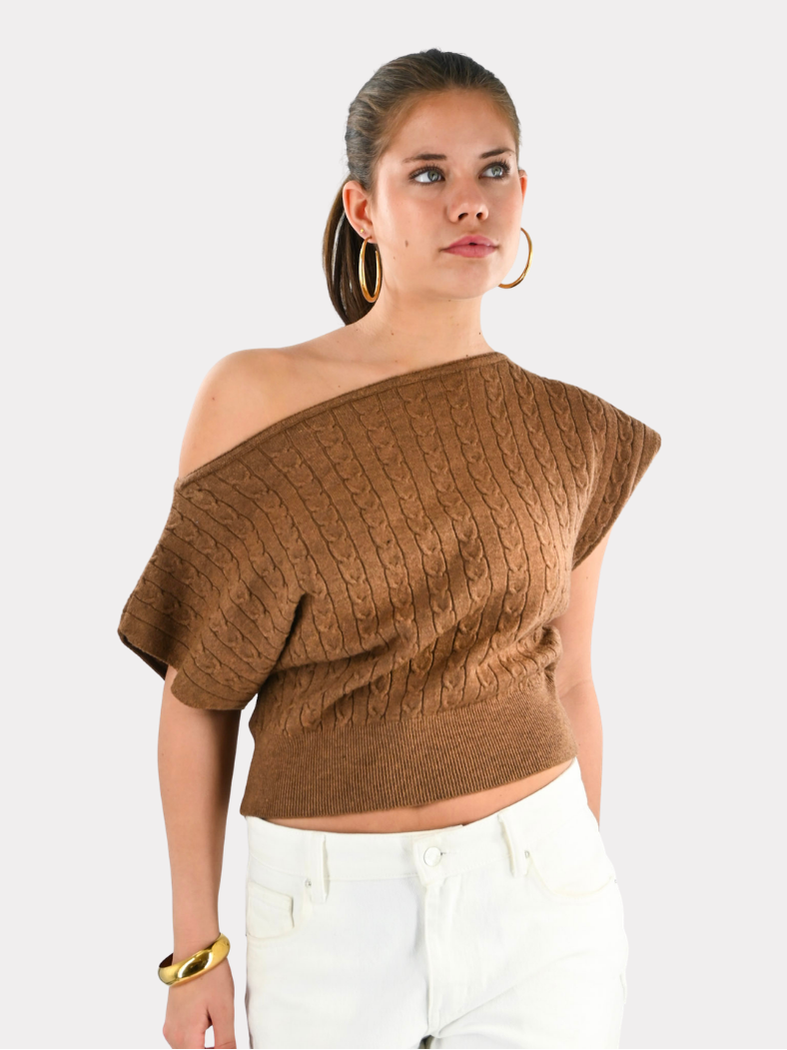 Mare top - bruin