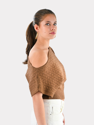 Mare top - bruin