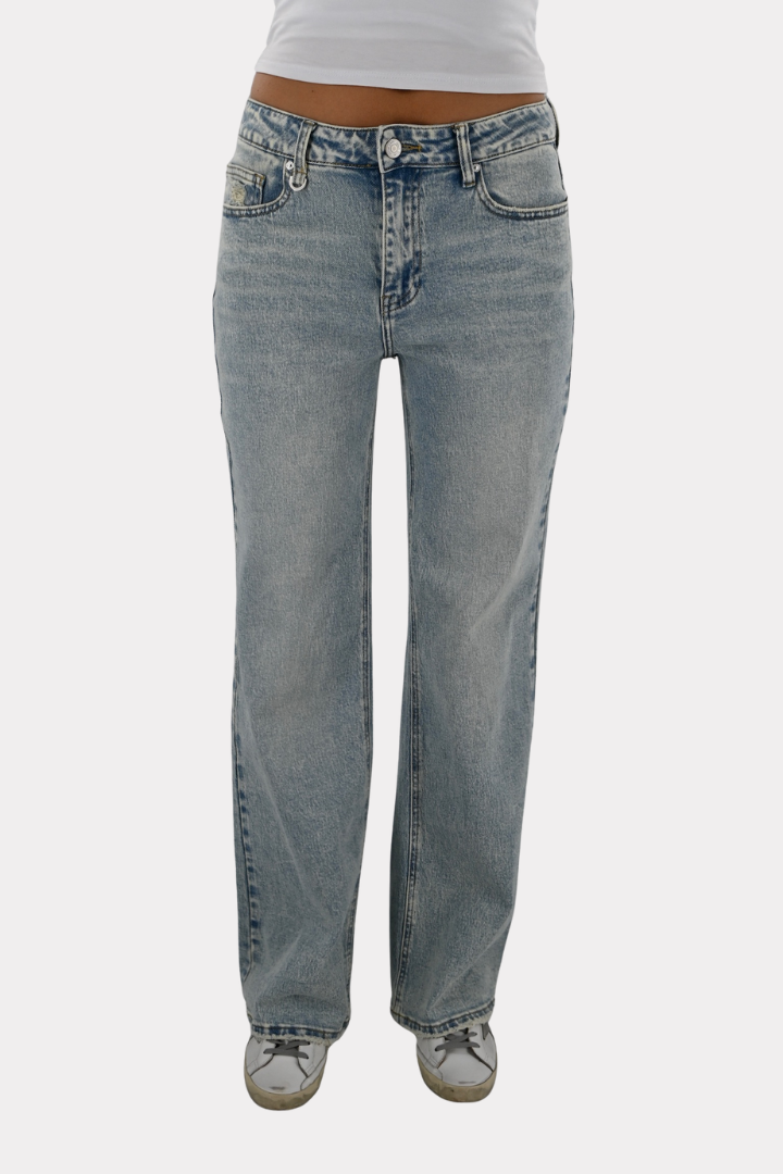 Bowie mid waist jeans - blauw