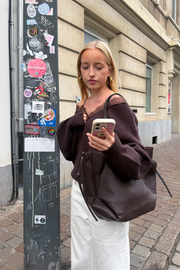 Classic bag - donker bruin