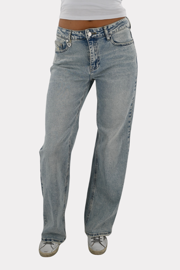 Bowie mid waist jeans - blauw