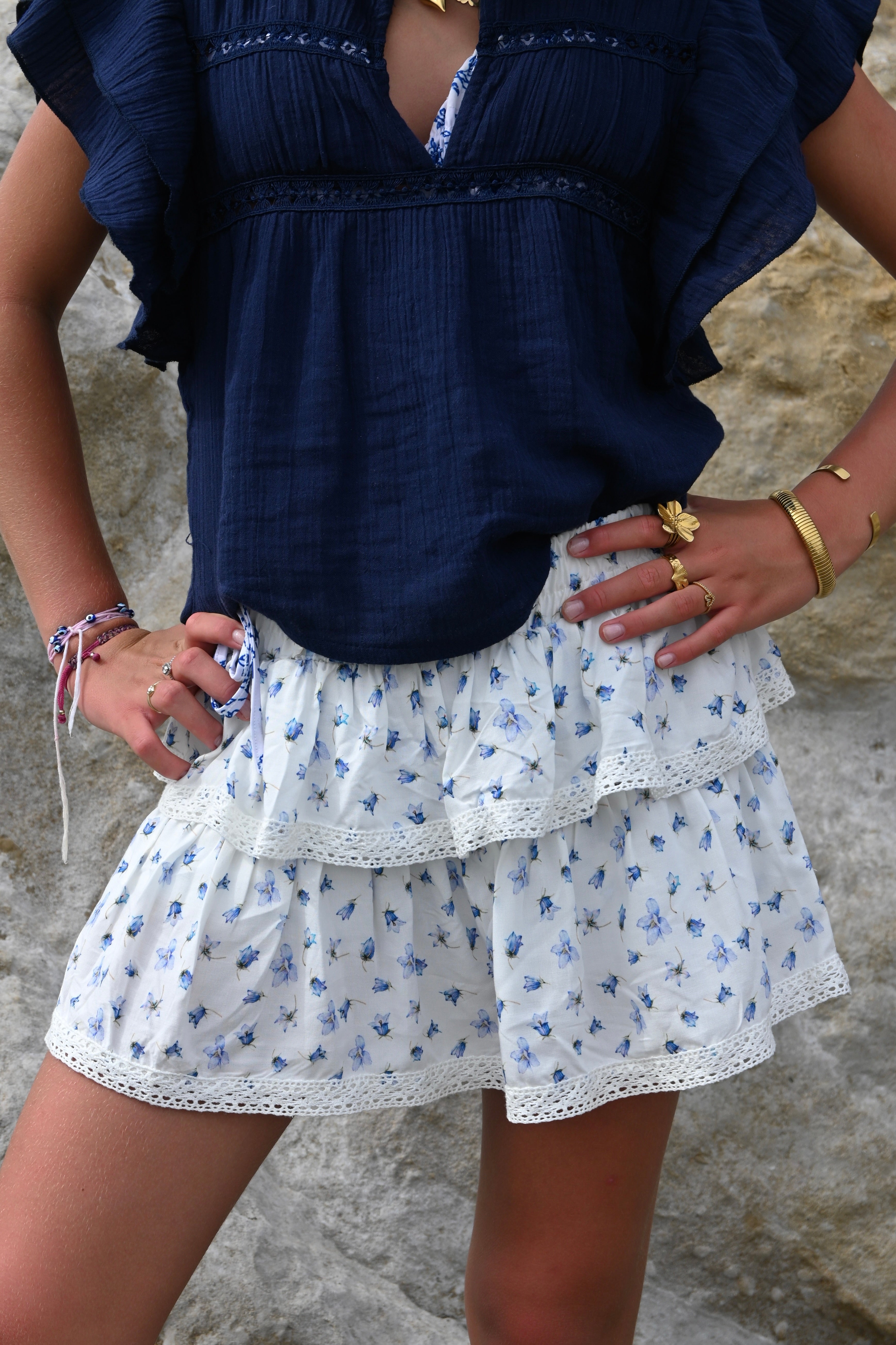 Bloom skort - blue