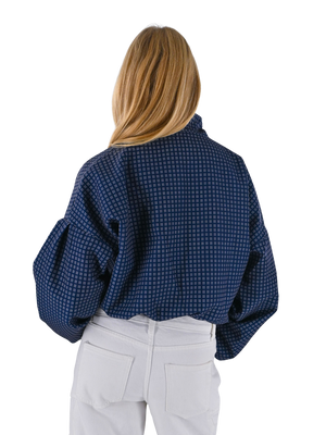 Autumn jacket check - navy