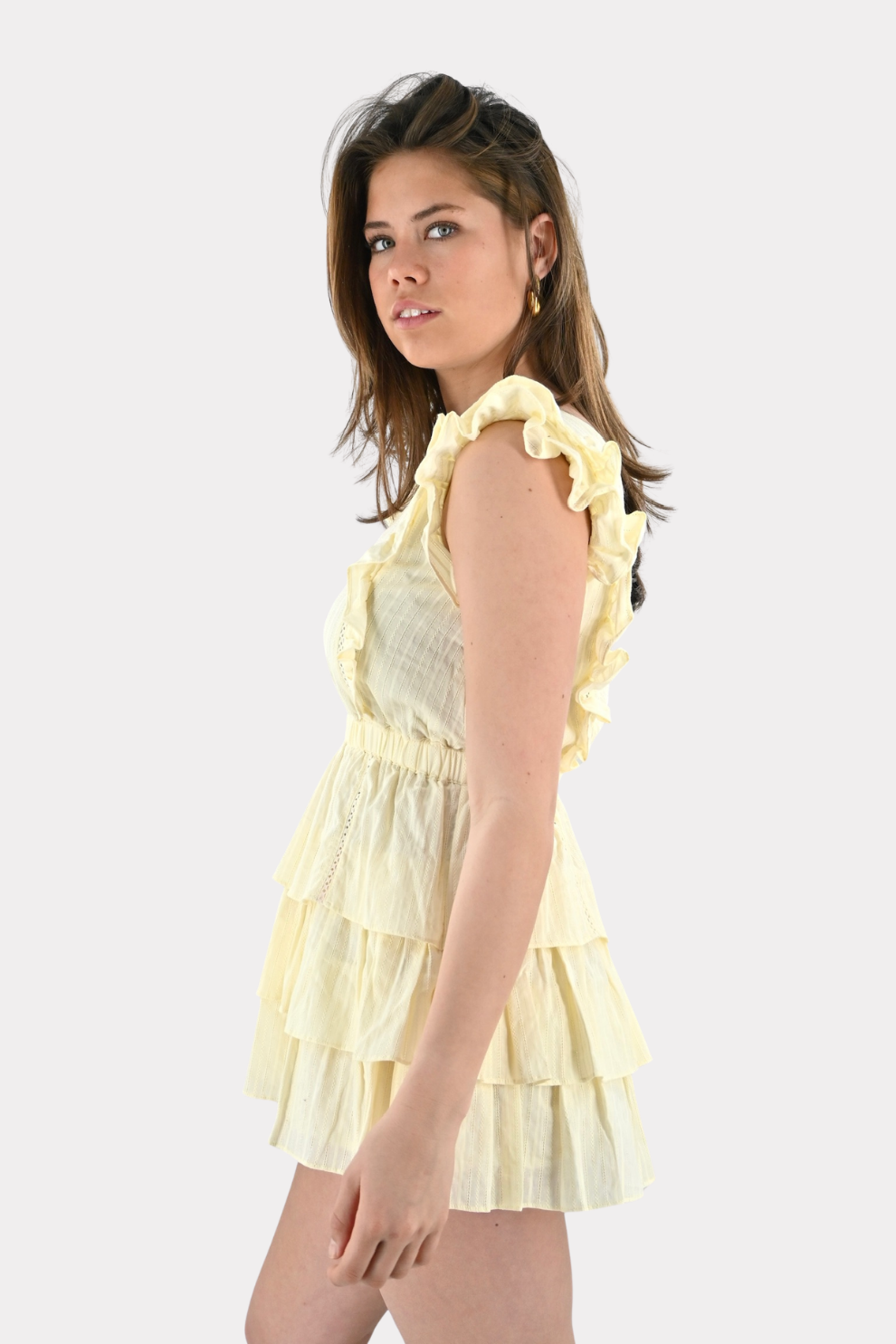 Reef dress - pale yellow
