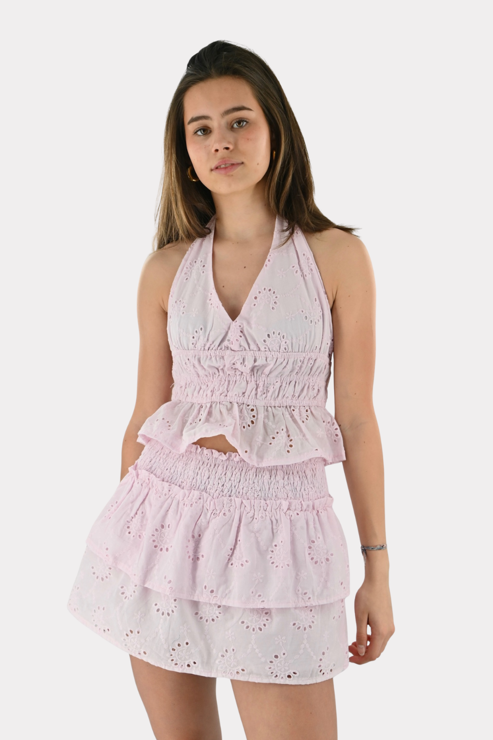 Coral top - light pink