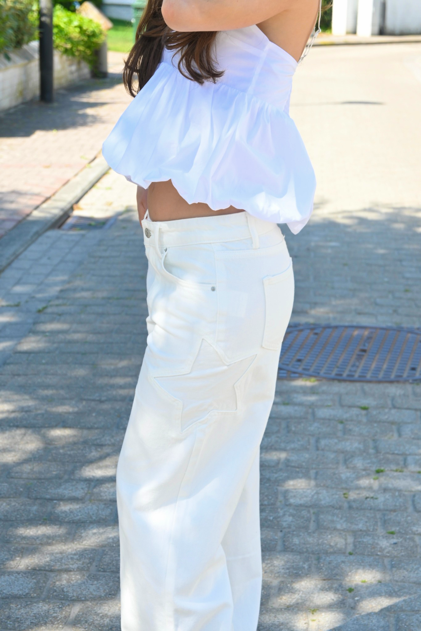 Star of the night jeans - wit