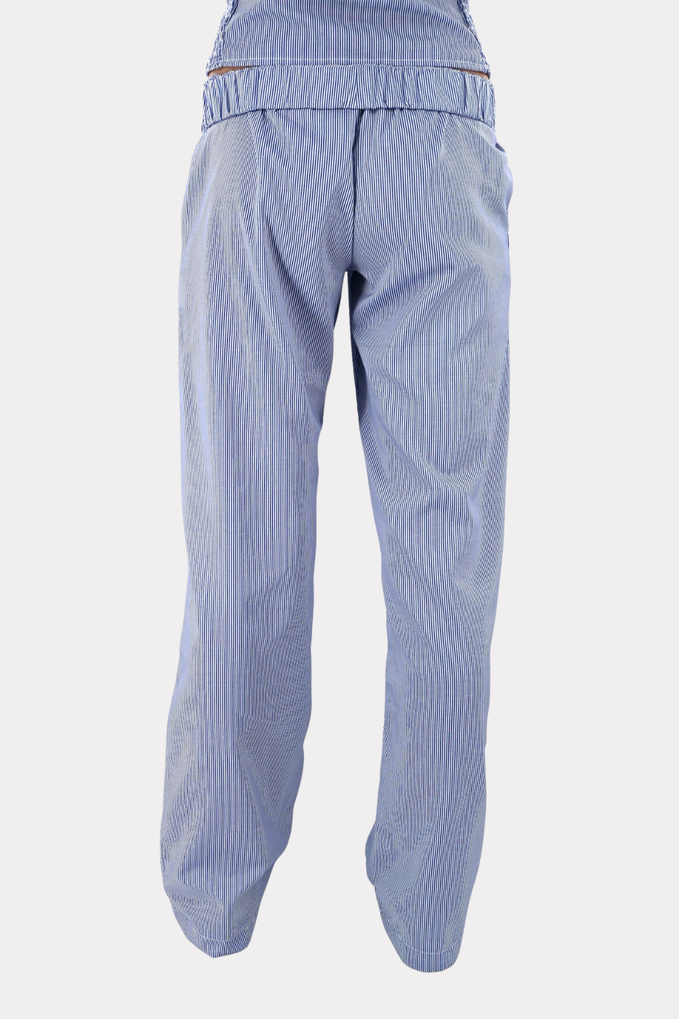 Tiger pants striped - blue/white