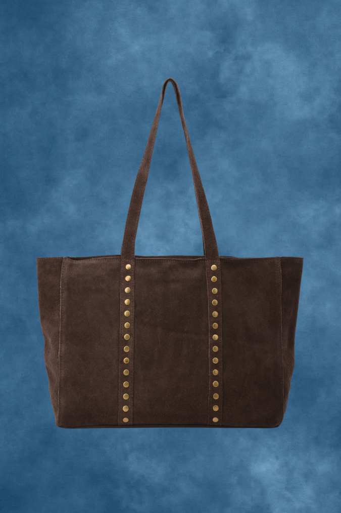 Studs Bag - Dark Brown