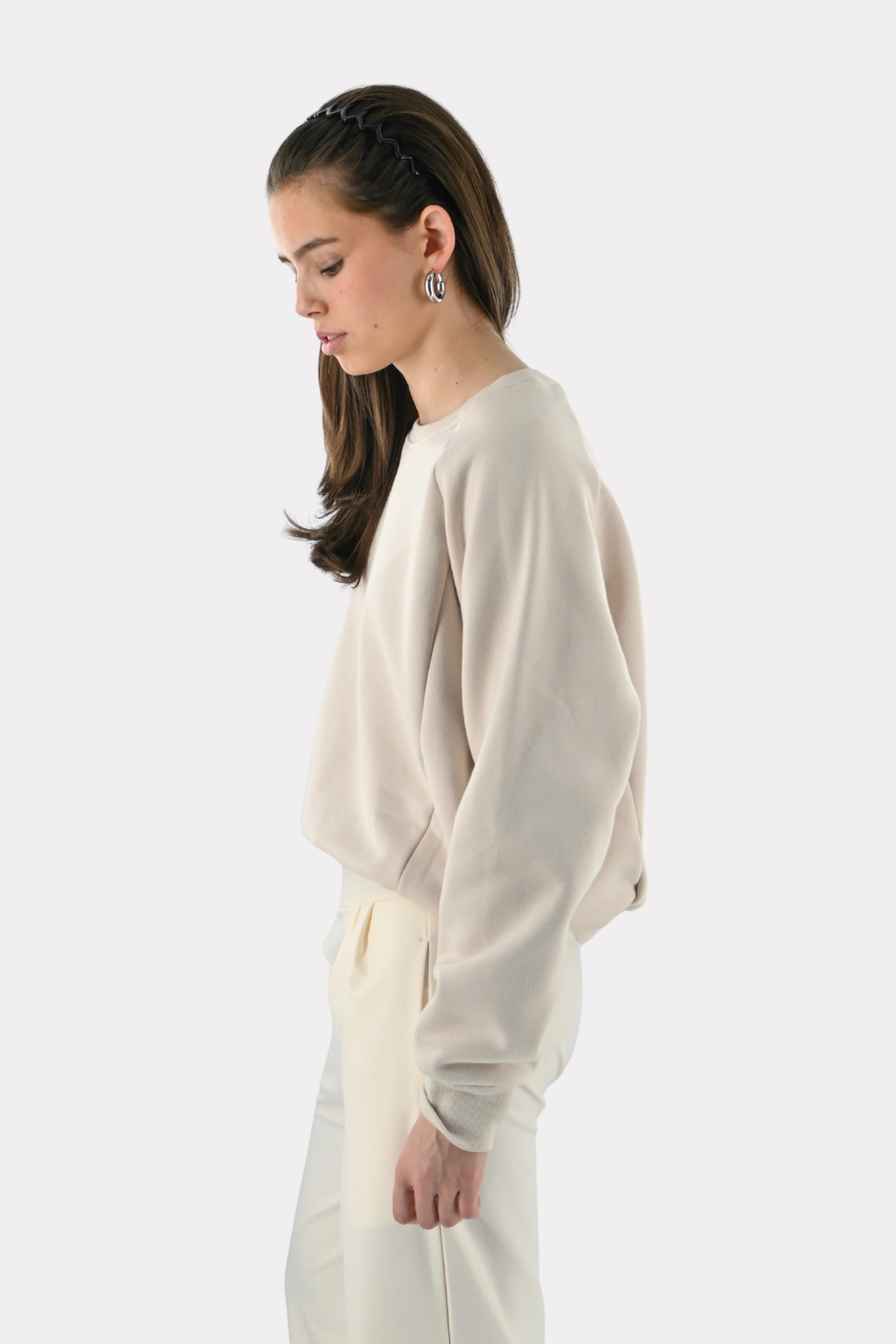 Tiger crewneck - creme