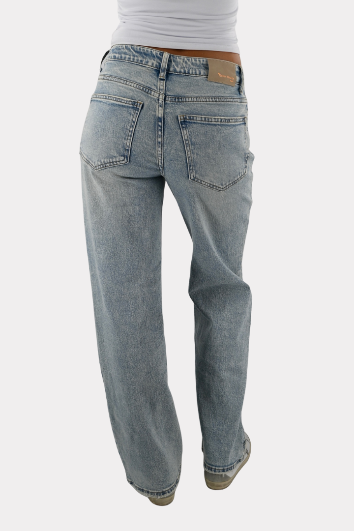 Bowie mid waist jeans - blauw