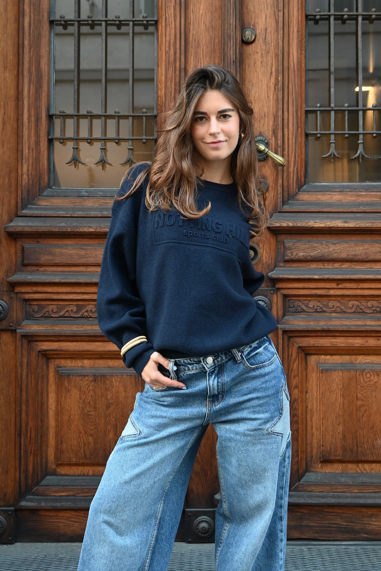 Notting Hill sweater - navy - Fashiontiger