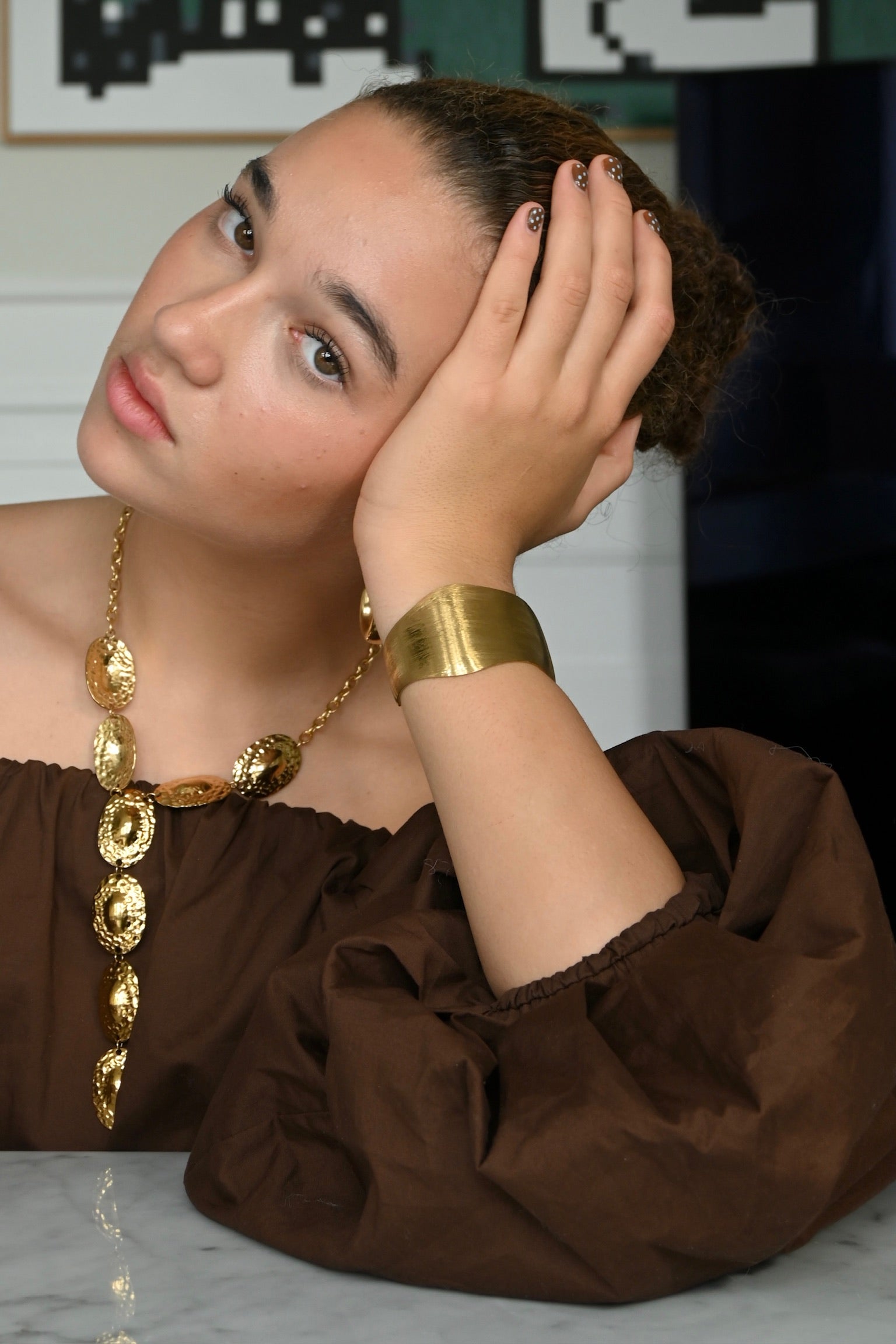 Athena bracelet - or