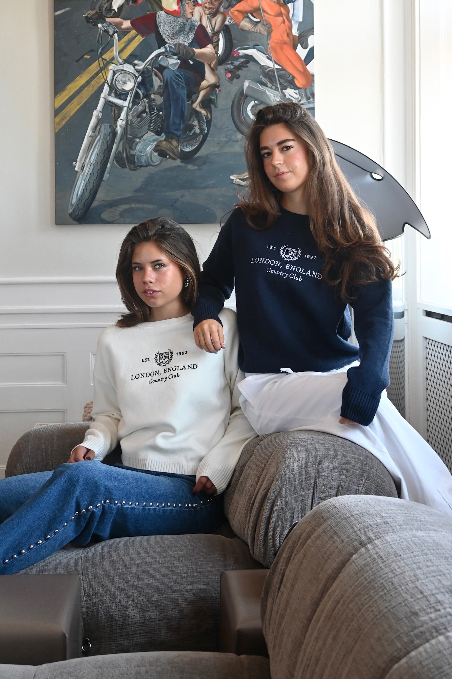 London Pullover - Navy