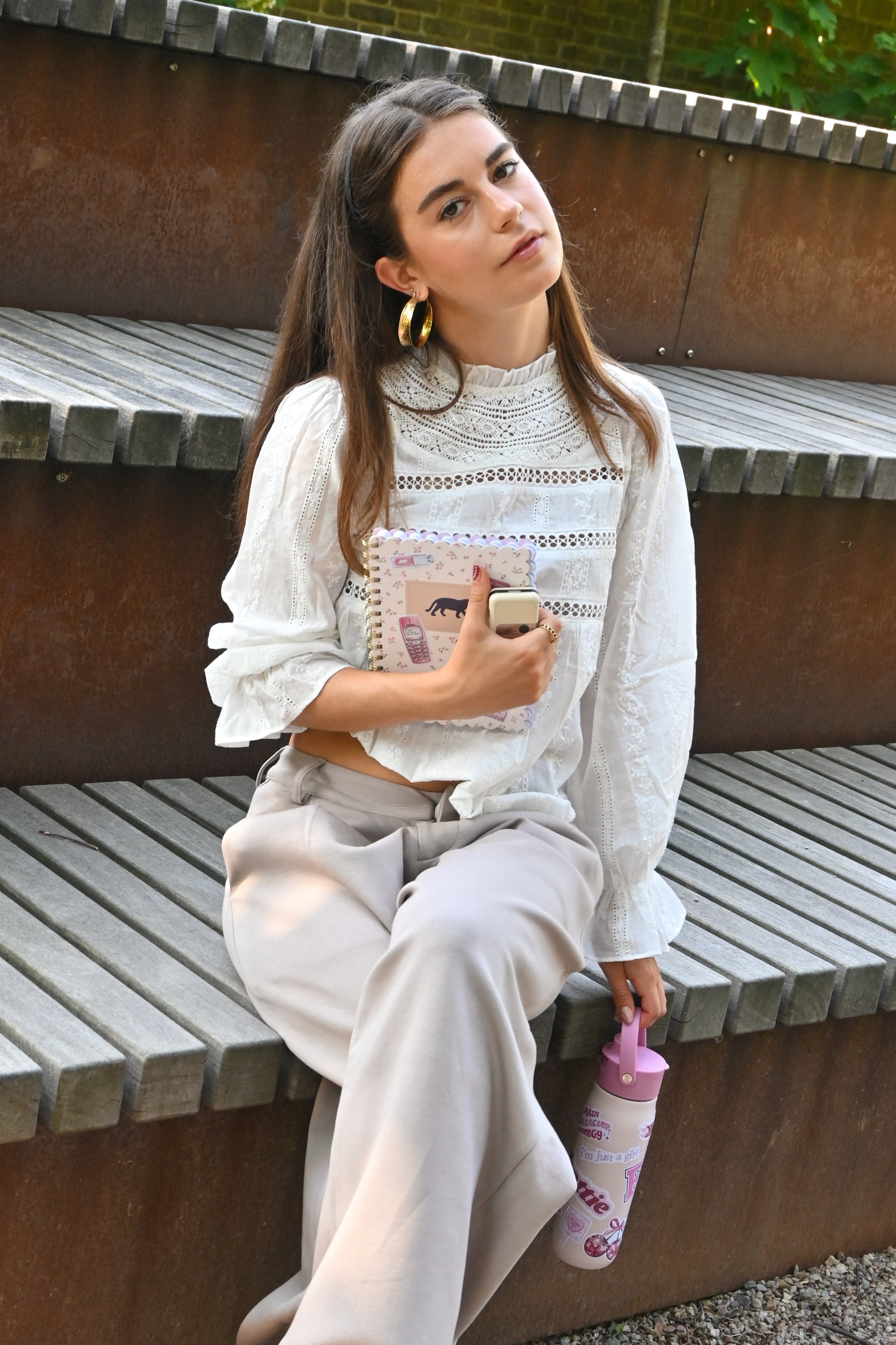 Amalien blouse - white - Fashiontiger 2